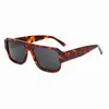 Gafas de Sol Cuadradas de Acetato de Moda Deportiva Transfronterizas Europeas y Americanas para Hombre, Gafas de Sol Retro Modernas para Viaje y Conducción con Protección UV
