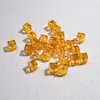 Contas Quadradas de Acrílico de Alta Transparência Multi-Corte de 8mm Coloridas Tridimensionais Soltas Acessórios para Pulseira Brincos Colares DIY