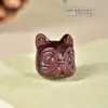 Sândalo Verde Acessórios Cão Zodíaco Corrente para Celular Chaveiro DIY Pingente Cão Shar-Pei Desenho Animado Passante Madeira Sólida Joias para Homens e Mulheres