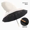 Guarda-chuva Totalmente Automático Super Resistente ao Vento à Prova d'Água Cor Gel Proteção Solar Proteção UV Guarda-chuva para Dias de Sol e Chuva Guarda-chuva Dobrável para Sol Personalização