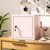 Armário Pequeno de Metal para Uso Doméstico, Armário com Senha para Quarto, Armário de Arquivos, Armário Pequeno de Metal para Mesa de Estudante, Armário para Dormitório de Meninas, Armário de Armazenamento