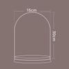 Flor eterna de corcho con cubierta de vidrio transparente, regalo de San Valentín, decoración, regalo festivo, material de cubierta de vidrio