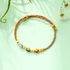 Accesorios para el Festival del Bote del Dragón Bolsitas Perfumadas Bordado Hecho a Mano DIY Tejido de Cuerda de Cinco Colores Zongzi Estilo Antiguo Hojas Iridescentes Accesorios Venta al por Mayor