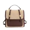 Diseño de Nicho Mochila Casual Retro Textura Bolso Sencillo de Moda Mochila Personalizada para Mujer Invierno 2025