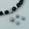 Plata de Ley S925 Cuentas Superiores de Bestia Devoradora de Oro Separadas por Cuentas Mono Vajra Cabeza de Mono Pulsera Cadena Larga Juguete DIY de Mano Accesorios