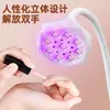 Nueva lámpara de terapia de luz para uñas pieza de uña adhesiva portátil recargable secado rápido 18W Lámpara de terapia de luz rosa lámpara de loto