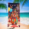 Toalla de Playa de Capibara Nueva Transfronteriza Toalla de Baño de Microfibra de Dibujos Animados para Niños Capibara Absorbente Secado Rápido