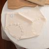 Calcinhas Femininas de Algodão Puro Cintura Média Algodão 10A Antibacteriano Renda Calcinhas Femininas Categoria a 16cm Entrecava Inferior Estendida Roupa Íntima