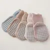 Nuevos calcetines de suelo para bebé de Primavera y Otoño calcetines para niños algodón peinado bebé calcetines antideslizantes para niños pequeños dibujos animados de media pantorrilla calcetines de algodón Clase A