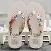 Chanclas de Verano para Mujer Estilo Bohemio Tela de Satén con Casual Limp Playa Chanclas para Mujer Dama