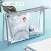 Bolsa de Exame Jerry Cor Vermelha da China para Estudantes do Vestibular Grande Capacidade Portátil Transparente Bolsa para Documentos