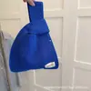 Bolso Nuevo de Punto Hueco Bolso de Mano a Juego Dopamina Bolso Tejido Bolso de Mano Verano Lana Bolso Ventilado