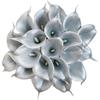 Lirio de Calas Dorado Simulado, Tulipán Dorado, Lirio de Calas Plateado, Flor Artificial de Tulipán Decoración Accesorios para Fotografía