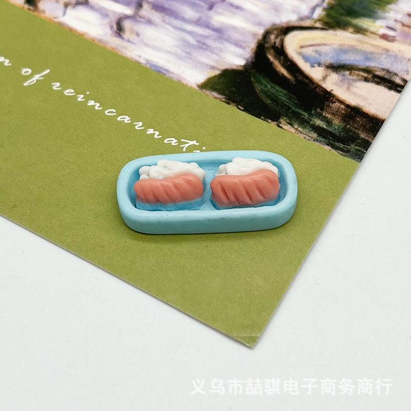 马卡龙藕片油条 手机壳挂件钥匙扣食玩 diy发卡