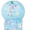 Linterna de Papel de Sirena Decoración Temática de Sirena Linterna de Papel Hecha a Mano para Niños Diseño de Acuario