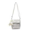 2025 Nuevo Bolso Cruzado Ligero Simple Moda Hilo Colorido Bolso Cruzado Pequeño Fresco de un Solo Hombro Moda Cruzado Elegante Moda Bolso de Mujer