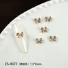 Accesorios para Uñas con Lazo Brillante de Circonita Acabado Perla Lazo DIY Strass Portátil para Uñas Accesorios Pequeños Venta al por Mayor