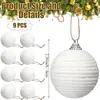 Decoração de Árvore de Natal de Novo Produto Transfronteiriça Decoração Feita à Mão Presente Pendurado Corda de Algodão Bola de Natal Pequeno Pingente Pingente de Atmosfera Festiva