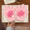 Guantes de Helado con Forma de Pata Lindos, Mismo Estilo que Crazy Zoo, Versión para Padres e Hijos, Guantes de Pata de Gato Súper Lindos, Adorables Guantes de Felpa para Adultos para Protección contra el Frío