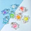 Bonita tortuga luminosa con lentejuelas, accesorios de juego de moda para hacer tú mismo, llavero con pegamento en crema, colgante para bolso, adornos de escritorio.