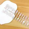 30 Piezas de Pegatinas para Uñas Degradadas para Uñas Postizas Estilo Francés, Venta Directa de Fábrica