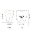 Accesorios de venta caliente transfronterizos europeos y americanos insignia divertida de dibujos animados creativos broche de caries dental corsage de personalidad de moda femenino