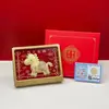 Set de Adornos de Oro Inmediatamente Tiene Dinero Oro Puro 999 Dios de la Riqueza Apertura de Banco Oficina de Seguros Negocios Mesa Regalo
