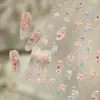 Tensor Nuevo Producto Nuevo Chinoiserie Flor de Loto Pegatina para Uñas M-1152 Vidrio Transparente Roto Fresca Flor de Alto Nivel Pegatina para Uñas