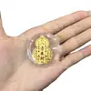 Pegatina para Teléfono Móvil de Oro Puro 999 2 Mg Dios de la Riqueza Caqui Ruyi Talismán de Paz para Atraer Riqueza y Hacerse Rico Regalo Popular Fabricante Venta al por Mayor