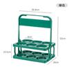 Cesta de cerveja portátil ktv suporte para vinho cesta de plástico suporte para vinho dobrável garrafa portátil quadro portátil 6 garrafas suporte para transporte