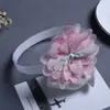 Accesorios para el cabello de niños estilo coreano flor de encaje diadema para bebé flor de hilo de cinco puntas pequeña diadema para el cabello venta al por mayor de fábrica