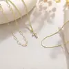 Amazon Transfronterizo Personalizado Mezcla y Combina Cadena Cruzada Collar Hip-Hop Tendencia Gargantilla Dorada Moda Joyería en Capas