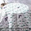 Tela de algodón y lino floral japonesa con estampado a cuadros cortina sofá tela de lino grueso mantel fresco tela y fondo de cabeza de tela