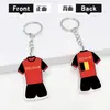Fútbol Copa Mundial 2026 Alemania Francia Bandera Llavero Acrílico Camiseta Colgante Recuerdo Copa Mundial