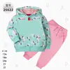 Comercio Exterior Ropa Infantil Primavera y Otoño Conjunto Infantil de Dos Piezas Material Sudadera Sudadera con Capucha Ropa Infantil para Bebés Ropa de Salida [Al por Mayor]