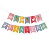 Banner de Decoração de Festa de Páscoa Transfronteiriça Conjunto de Enfeites Espirais Pendurados Banner Feliz Páscoa Criativo Personalizado