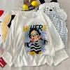 Pijama de Algodón Nube Estilo Coreano para Primavera y Otoño con Almohadillas en el Pecho para Mujer Nuevo Dibujos Animados Suelto Pantalones de Manga Larga Conjunto de Ropa para el Hogar