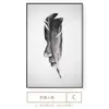 Pintura de tinta nórdica moderna en blanco y negro de una mujer en estilo industrial, pintura decorativa para la sala de estar, recibidor, pasillo y corredor