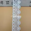 Nuevo Encaje Bordado de Algodón Blanco Algodón Puro Accesorios para Ropa Infantil Bordado de Encaje Lolita Stock Disponible Venta al por Mayor