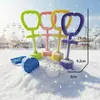 Ferramentas para Brincar na Neve para Crianças Pinça para Bolas de Neve de Pato Artefato para Guerra de Bolas de Neve ao Ar Livre Conjunto de Brinquedos para Boneco de Neve Equipamento para Adultos