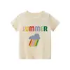 Ropa para Niños 2026 Nuevas Llegadas de Verano, Camisetas de Manga Corta para Niñas al por Mayor, Dropshipping de Ropa para Bebés