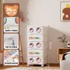 Gabinete de Almacenamiento para Estudiantes de Dibujos Animados Transfronterizo Gabinete de Almacenamiento de Plástico con Cajones para Juguetes, Documentos y Artículos Varios Caja de Almacenamiento para Ropa de Bebé