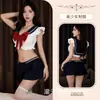 Lingerie Sexy, Uniforme Minissaia Estilo Preppy Sexy, Pijama Tentação Jk Desejo Puro, Roupa de Marinheiro Sexy
