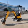 Mini Escavadeira Nova 12 Tipos Esteira Agrícola Pomar Escavadora de Valetas Uma Máquina Multiuso Micro Máquina Gancho