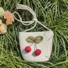 Nova Moda Verão 2026 Bolsa de Palha Infantil para Meninas, Bolsa Transversal Fofa para Menininhas, Carteira de Moedas Moda Princesa Bebê