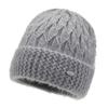 Gorros al por mayor para mujeres de mediana edad y mayores 2025 Invierno Nuevo estilo Gruesos Gorros de punto con forro polar cálido para madres y abuelas