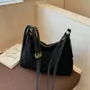 Versión Coreana Bolso de Mano Retro de Nicho Tipo Empanada Bolso de Hombro Cruzado para Viajes Diarios para Mujeres 2025 Nuevo Bolso de Mano Tote de Moda Retro