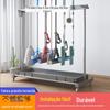 Suporte Móvel de Chão para Mop Aço Inoxidável Suporte para Armazenamento de Ferramentas Suporte de Armazenamento para Banheiro Organizador de Varanda Escorredor