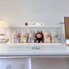 Caixa de Exibição Labubu Caixa Surpresa Transparente Suporte de Exibição para Armazenamento Adequado para Vitrine de Exibição de Figuras Labubu Pop Mart