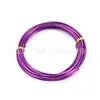 Alambre de aluminio de color de 2.5 mm * 5 m para estudiantes de primaria hecho a mano DIY muñeco de bicicleta forma de esqueleto decoración de pastel alambre de aluminio